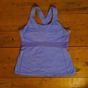 Purple lululemon tank top